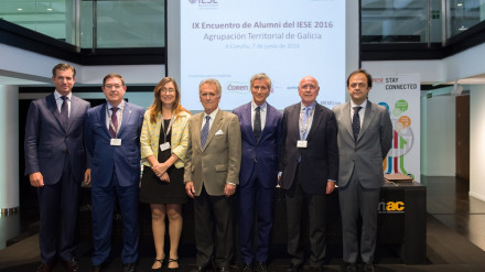 Núria Vilanova, en el IX Encuentro de Alumni del IESE en A Coruña