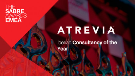 ATREVIA, awarded Best Consultancy of the year in the IBERIAN peninsula at the EMEA SABRE Awards 2018