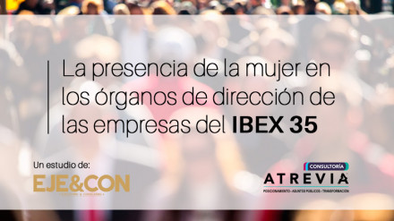 Las mujeres solo ocupan el 19,4% de los puestos claves de las empresas del IBEX 35