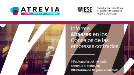 Presentamos el informe de ATREVIA y el IESE: ‘Mujeres en los consejos de las empresas cotizadas’