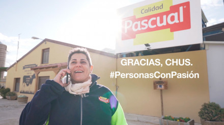 Elaboramos el nuevo vídeo de la campaña #PersonasConPasión de Calidad Pascual