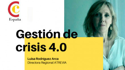 Luisa Rodríguez, directora regional de ATREVIA, charla sobre «Gestión de Crisis 4.0″ en República Dominicana»