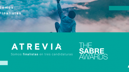 ATREVIA, finalista en los EMEA SABRE Awards 2020