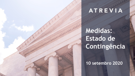 Medidas: Estado de Contingência | 10 de setembro 2020