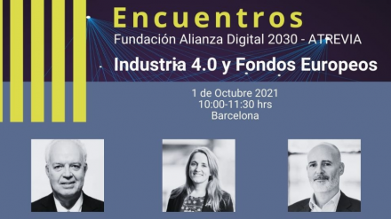 Nuevo encuentro (01/10): Industria 4.0 y Fondos Europeos