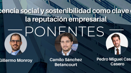 Nuevo webinar (14/09): Licencia social y sostenibilidad como claves de la reputación empresarial