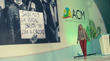 Núria Vilanova participa en el congreso de la ACM (Asociación Colombiana de Minería) por #UnMundoMásVerde