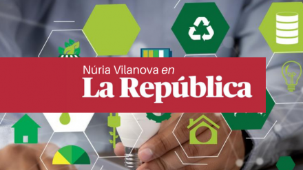 Núria Vilanova, en La República: «Sostenibilidad: el único futuro posible»