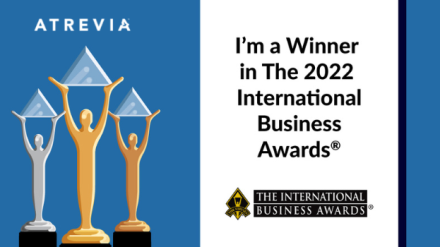 ATREVIA, recipient of two Silver Awards at the International Business Awards.