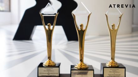 Three golds for ATREVIA at the Stevie Awards: celebrating success with Tena and Totto, and named PR Agency of the Year in Mexico, the Caribbean, and Central and South America (Latam)