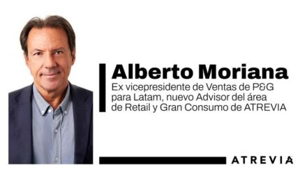 Alberto Moriana, ex vicepresidente de Ventas de P&G para Latam, nuevo Advisor del área de Retail y Gran Consumo de ATREVIA
